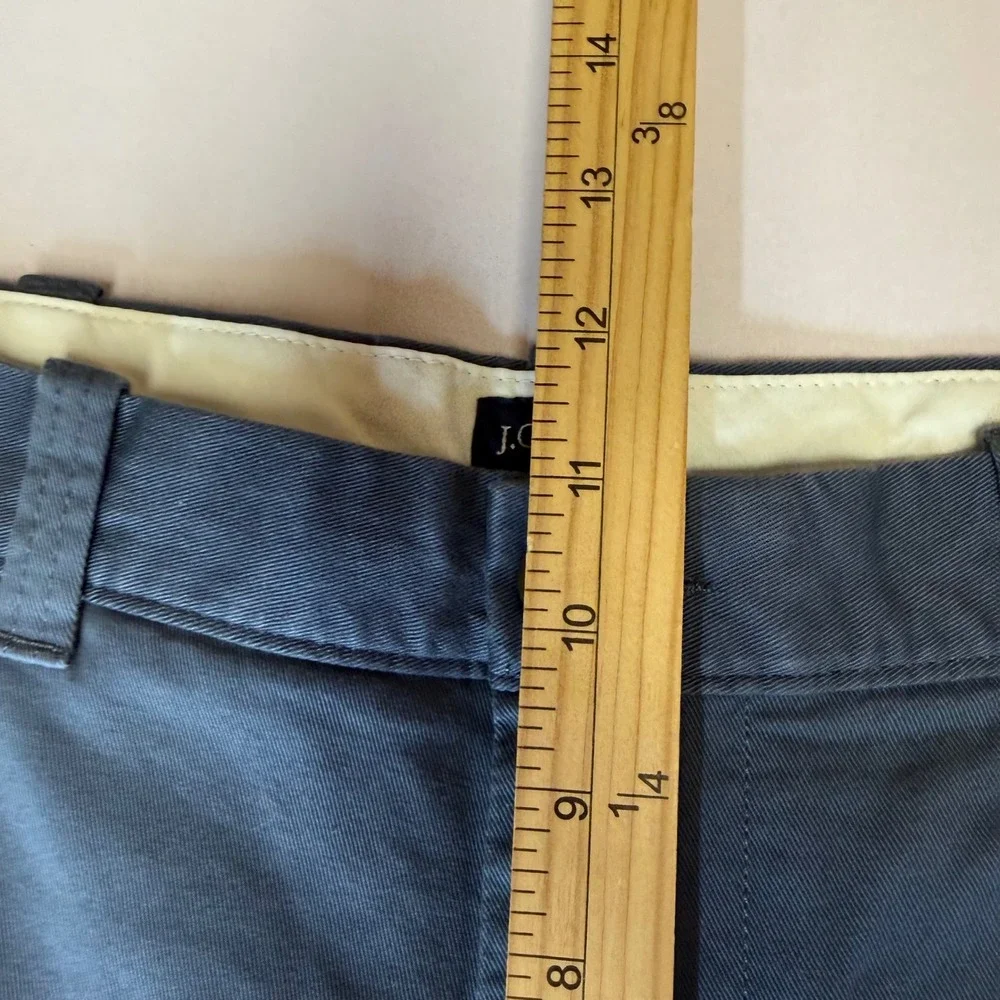 J.Crew Chino Shorts Mens 33 Navy Blue NEW 7 Inch Inseam Stretch Cotton L0923 - Picture 11 of 13